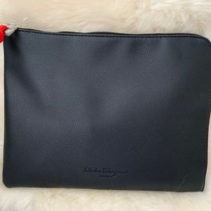 Salvatore Ferragamo Alitalia Business Class Pouch New sealed